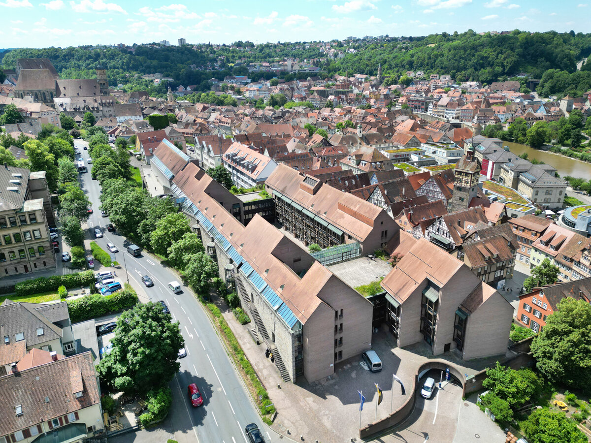 Das Landratsamt in Schwäbisch Hall