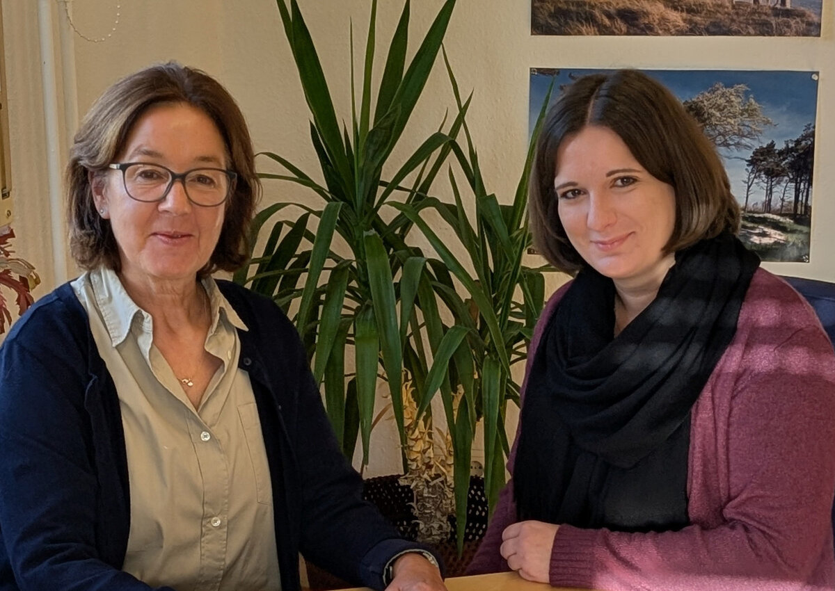 V.l.n.r.: Frau Gehlen und Frau Spiegel, Betreuungsverein für den Landkreis Ludwigsburg e.V.