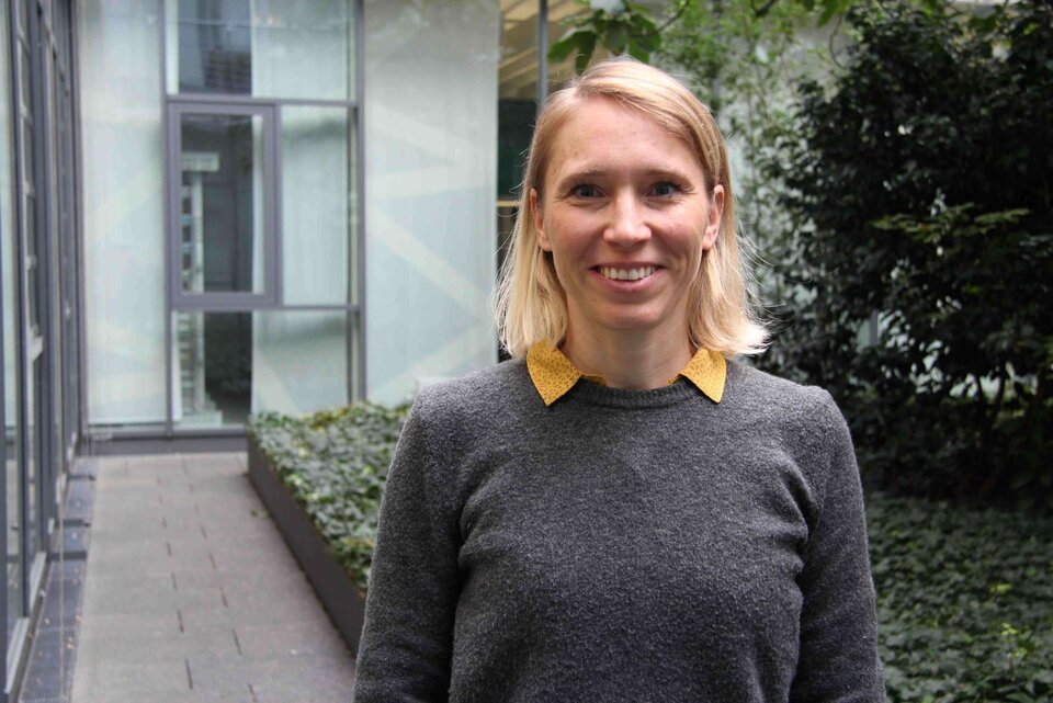 Johanna Wolber, Amt für Migration und Integration im Landratsamt Rastatt, zuständig für die regelmäßige Aktualisierung der Integreat-App im Landkreis. 