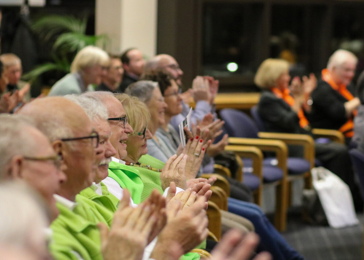 Applaus für die Geehrten beim Tag des Bürgerengagements 2023