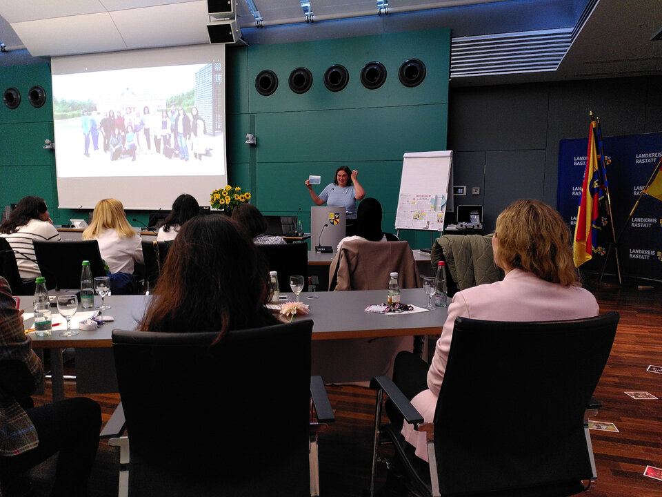 Eine Teilnehmerin erzählt von ihrem Weg. 