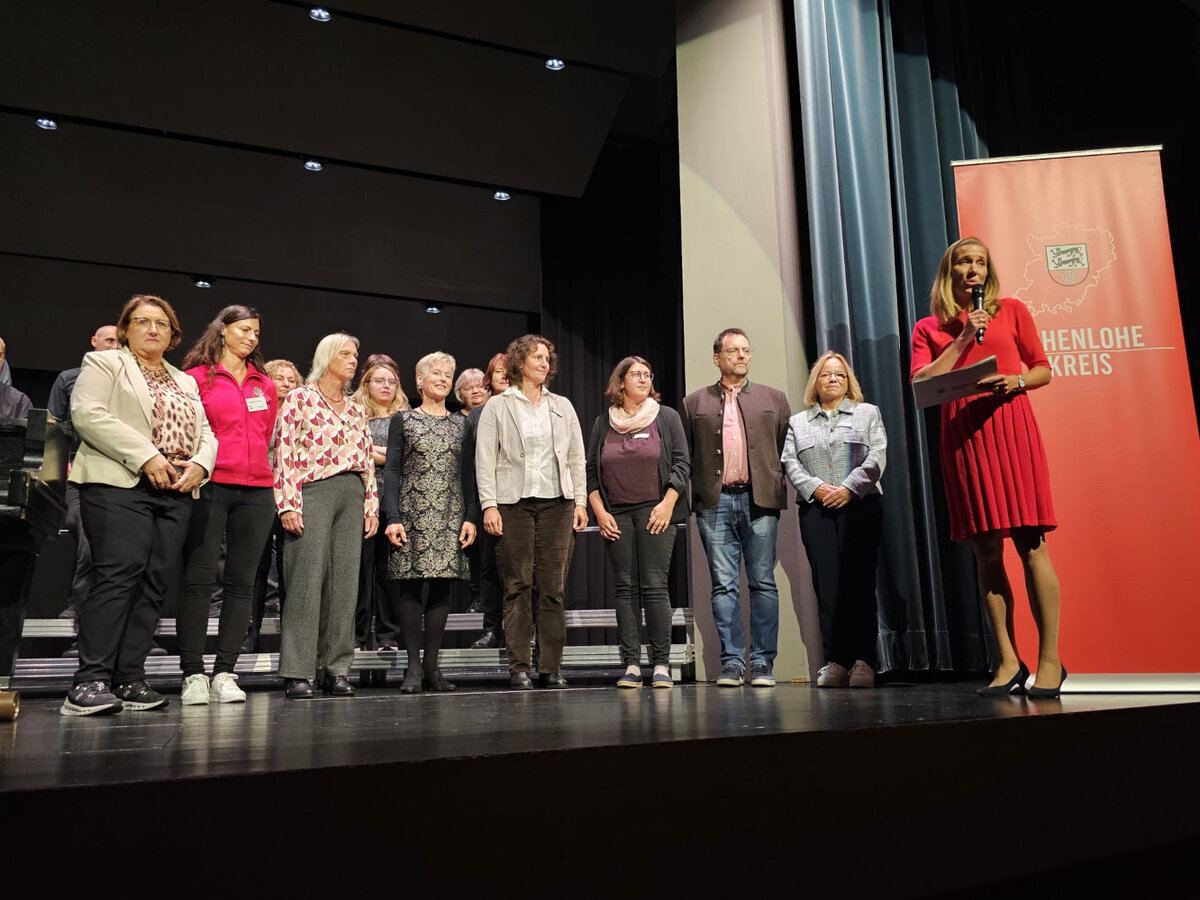 Steuerungsgruppe der Ehrenamtsakademie, Vorstellung am Ehrenamtsabend des Hohenlohekreises 2025
