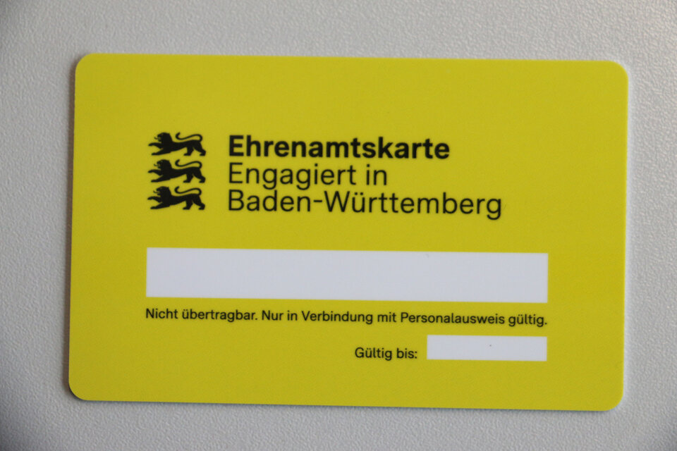 Rückseite der aktuellen Ehrenamtskarte Baden-Württemberg