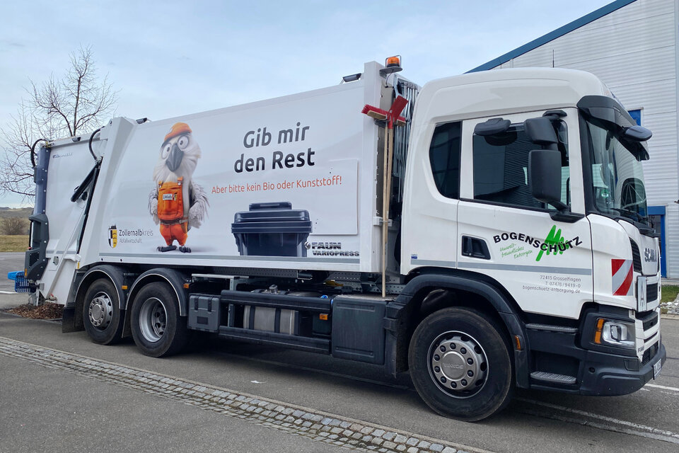 Klare Botschaft des ZAKadu: "Gib mir den Rest. Aber bitte kein Bio oder Kunststoff!" 